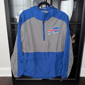 G-III Sports NFL Buffalo Bills Half-Zip Windbreaker Hoodie Jacket